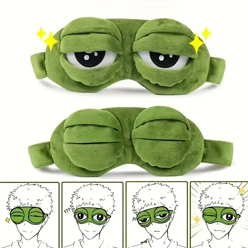 Tech Hair Accessories - Froschförmige Augenmaske für Partyspiele, Lustige Augenmaske,
