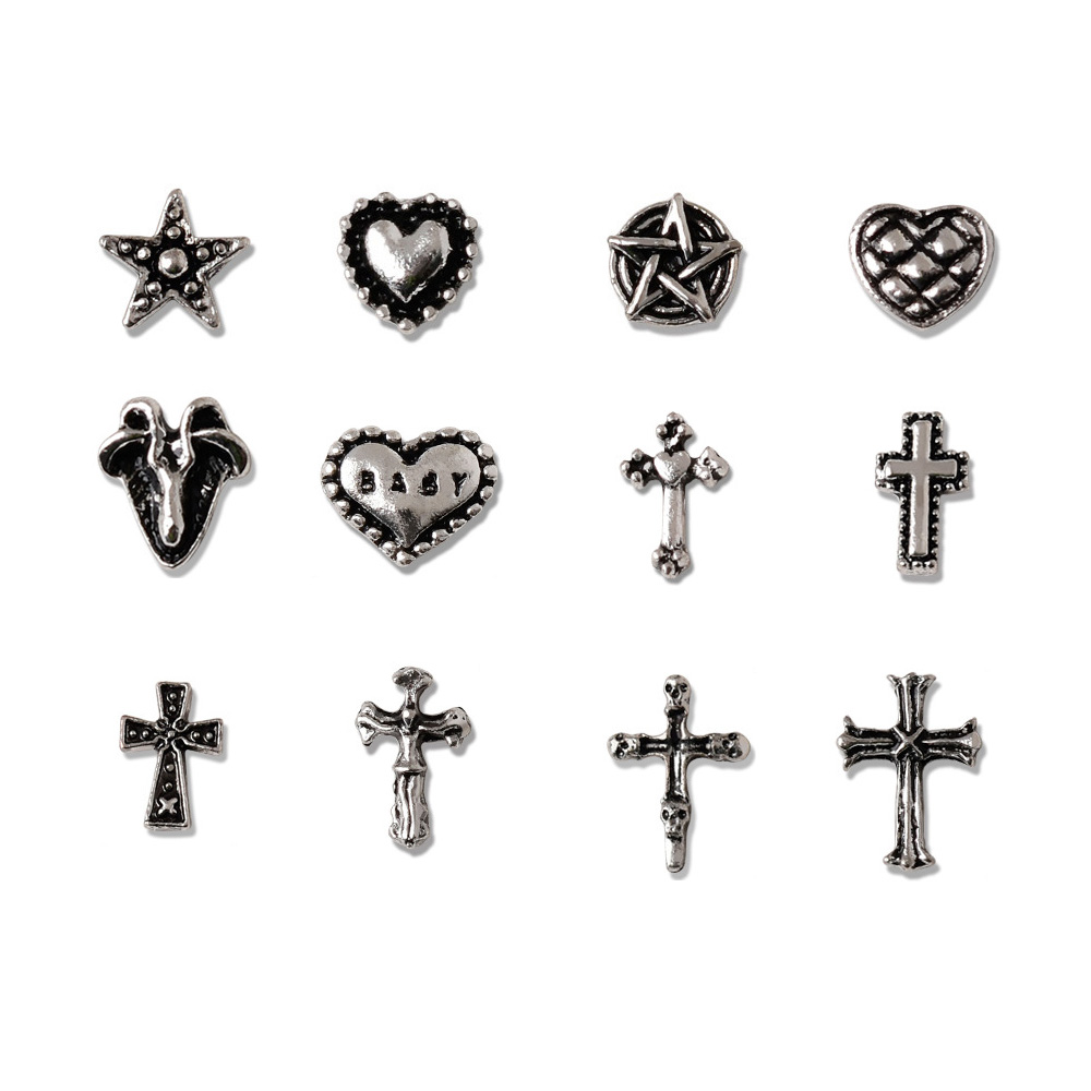 Trending Tech Accessories - 50 stücke Mini Legierung Kreuz Nail