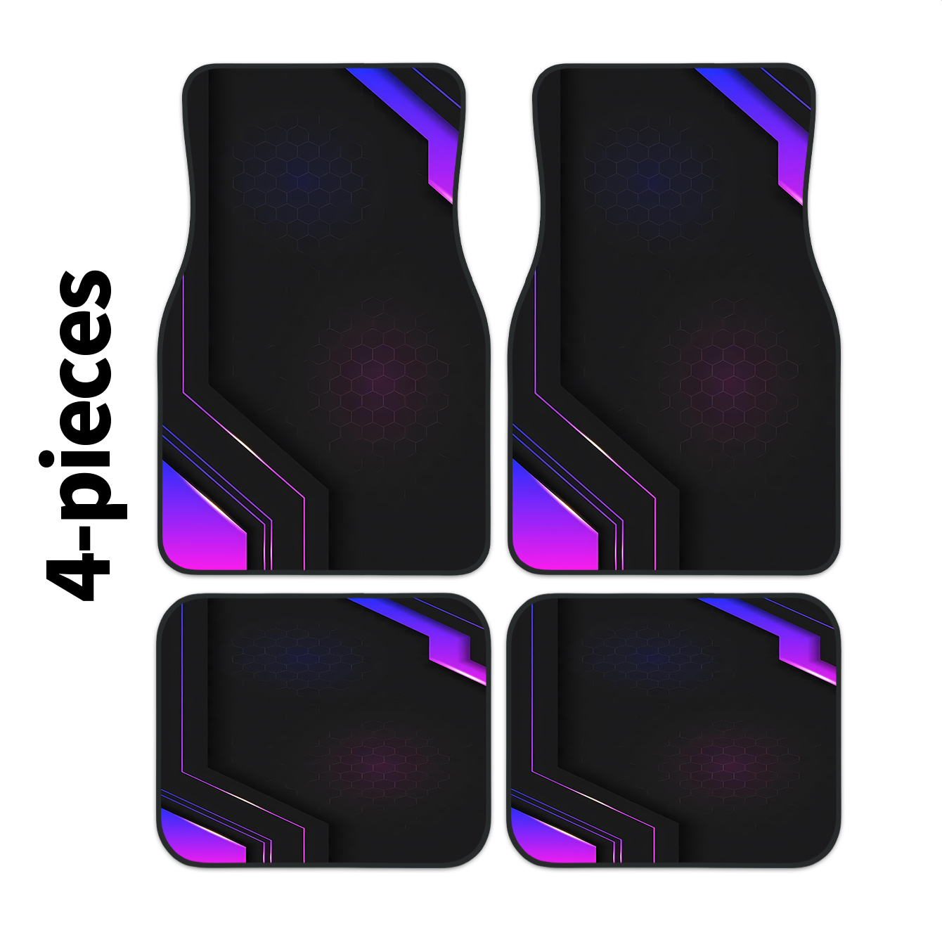 Tech Protect Accessories - 4 Stück 2D High-Tech Geometrisches Muster