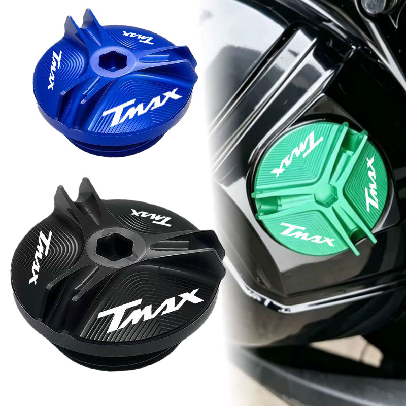 Tech Max Accessories - Motorölkappen-Schrauben, Tankdeckel-Schutz-Zubehör für Yamaha T-Max TMAX