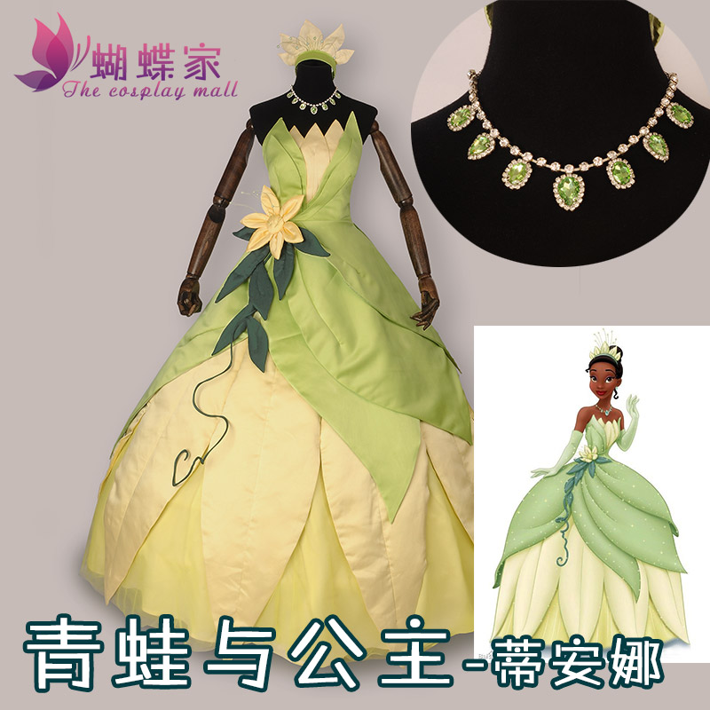 Prinzessin Tiana Kleid Cosplay – Tech Hair Accessories Bewertung und Preis
