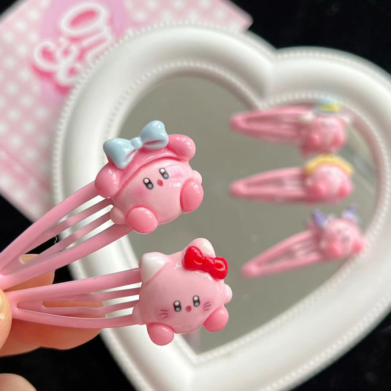 1~10 Stück Niedliche Kirby BB  – Tech Hair Accessories Bewertung und Preis