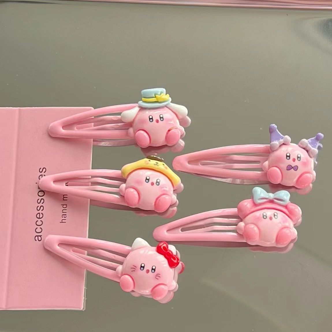 1~10 Stück Niedliche Kirby BB  – Tech Hair Accessories Bewertung und Preis