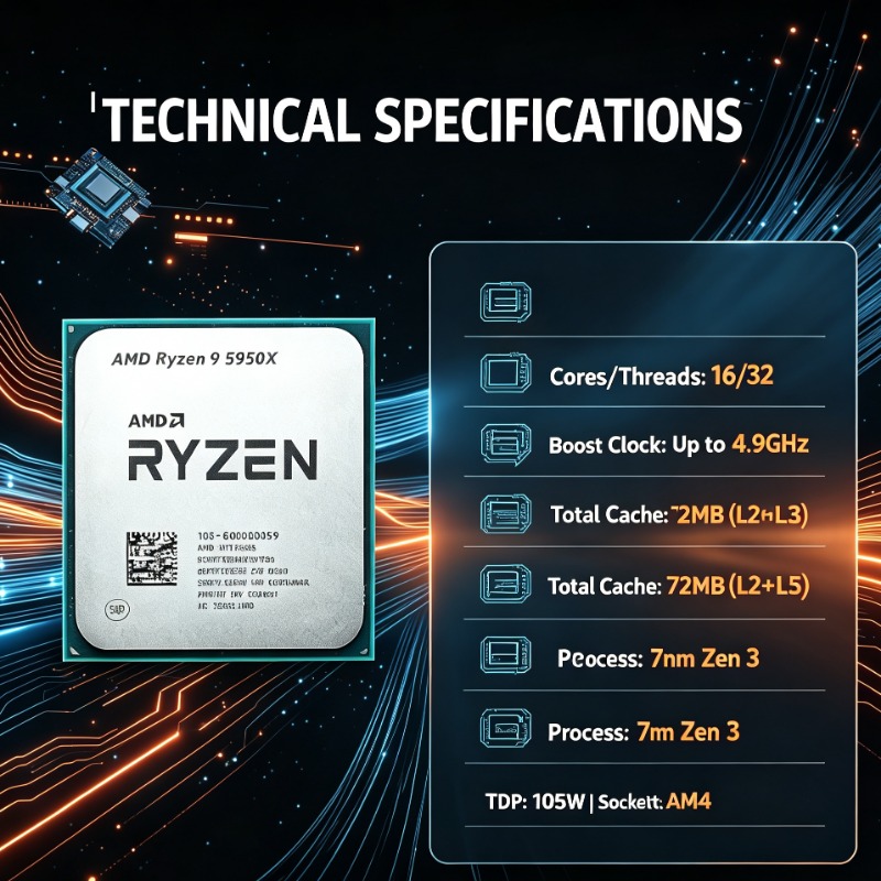 R9 5950X AMD Ryzen 9 16-Kern 3 – Amd Cpu Ryzen 9 Bewertung und Preis