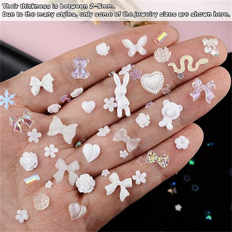 50 Stück Kawaii Harz Nagel Cha – Trending Tech Accessories Bewertung und Preis