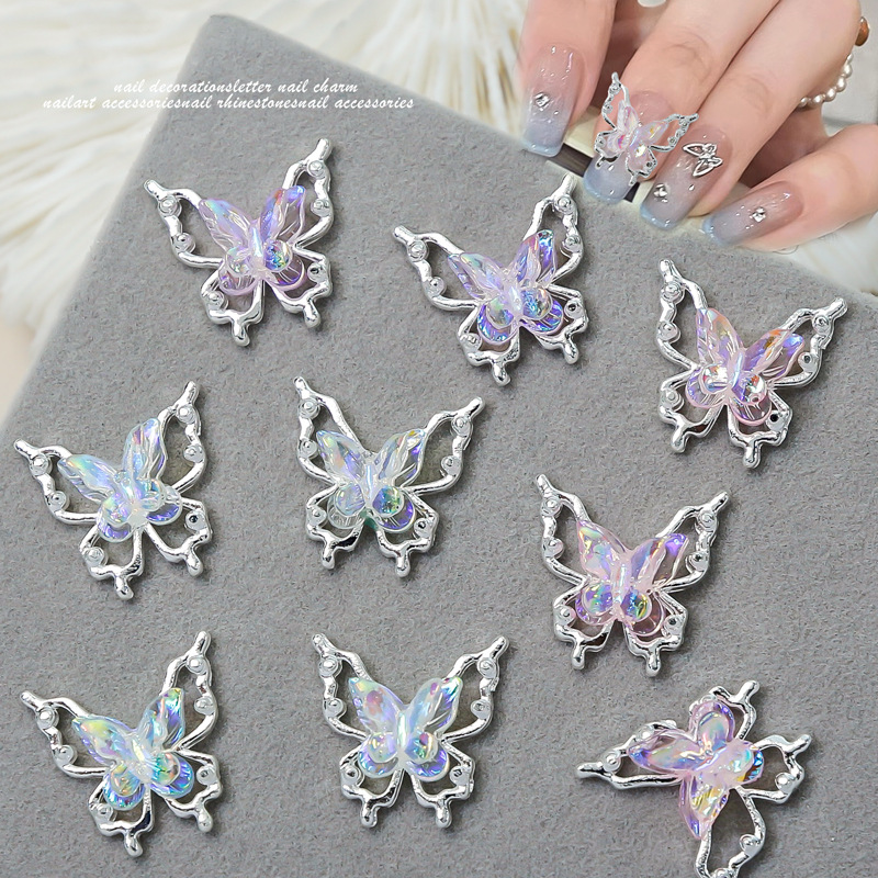 10PCS 3D Aurora Hohl Nail art  – Trending Tech Accessories Bewertung und Preis