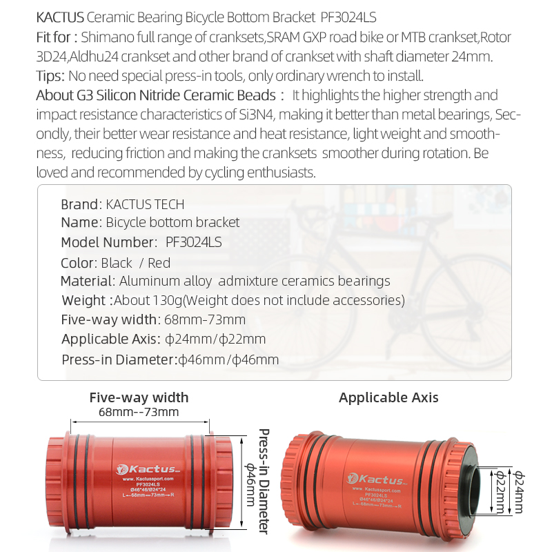 KACTUS Fahrrad-Innenlager mit  – Tech Accessories Usa Bewertung und Preis
